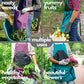 Practical gardening apron with large harvest pocket 