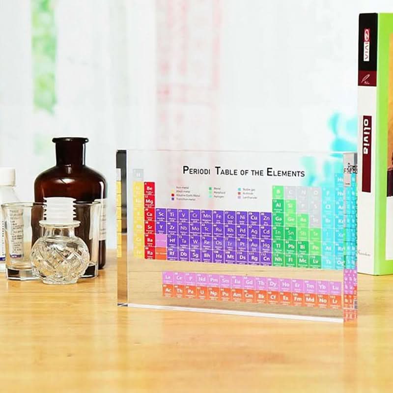 Fascinující periodická tabulka pro učení se zábavou 