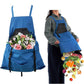 Practical gardening apron with large harvest pocket 