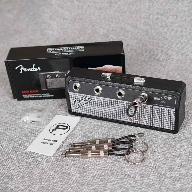 スタイリッシュに鍵を収納するためのロック型キーホルダー 