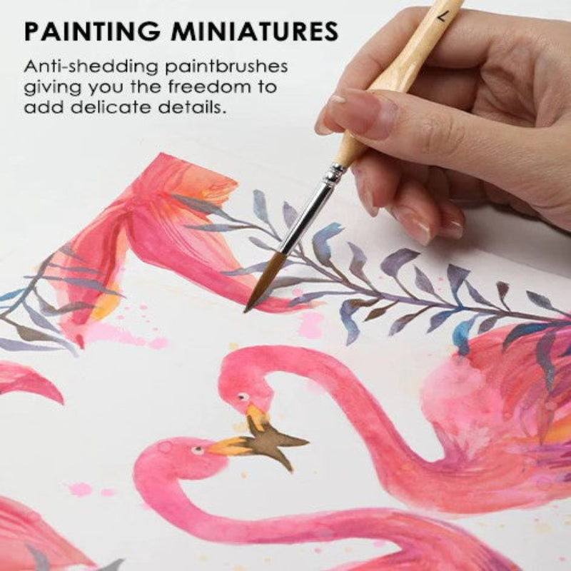 מכחולים מדויקים לפרטים קטנים ומושלמים (x11) 