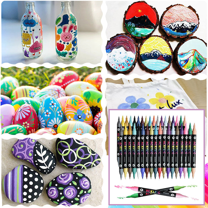 Μαρκαδόροι ακρυλικών χρωμάτων για λαμπερές δημιουργίες 