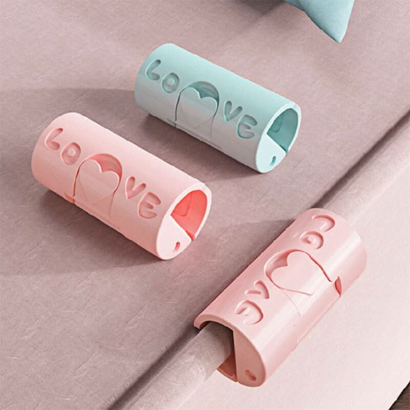 Clips décoratifs pour draps tendus et bien fixés (x12)