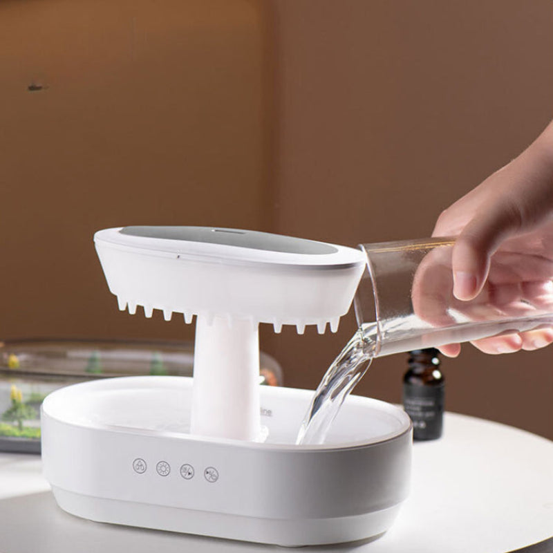 レインエフェクトディフューザー - 音、ミスト、アンビエントライト 