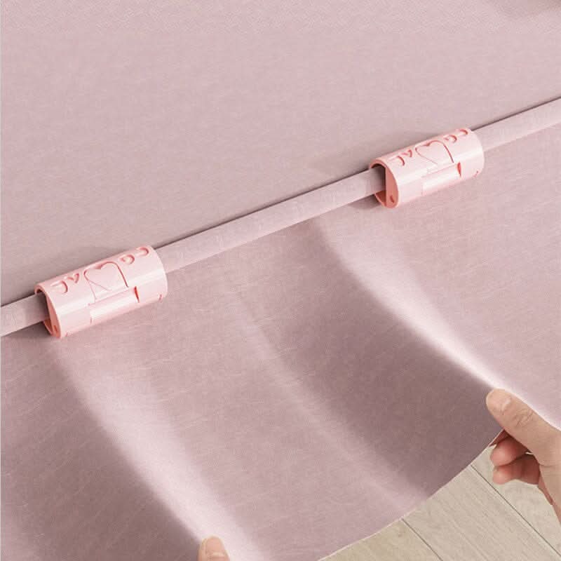 Clips décoratifs pour draps tendus et bien fixés (x12)