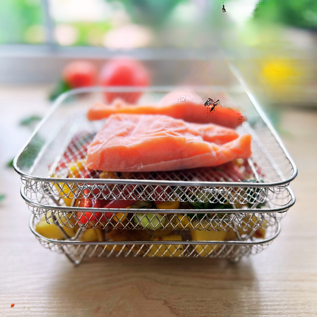 Staplingskorgar för jämn luftlagning (x3) 