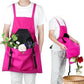 Practical gardening apron with large harvest pocket 