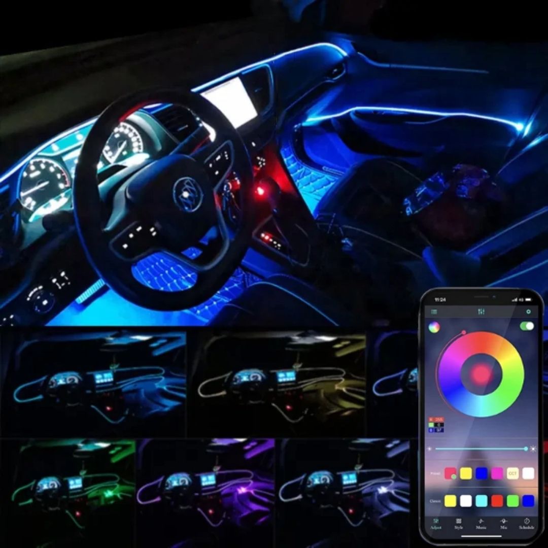 LED-verlichting voor een stijlvolle auto-interieur 