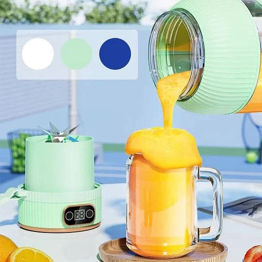 Draagbare blender voor verse sapjes, altijd en overal 