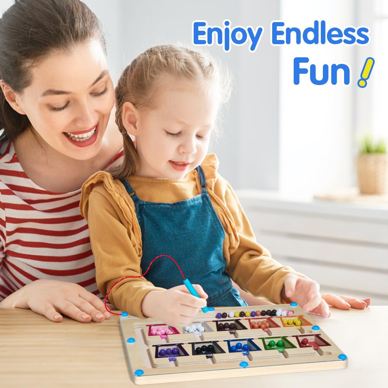 Aprender los colores divirtiéndose con imanes 