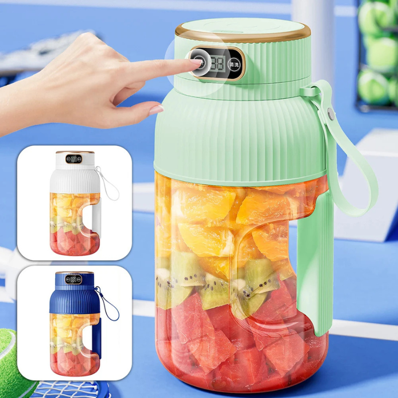Draagbare blender voor verse sapjes, altijd en overal 