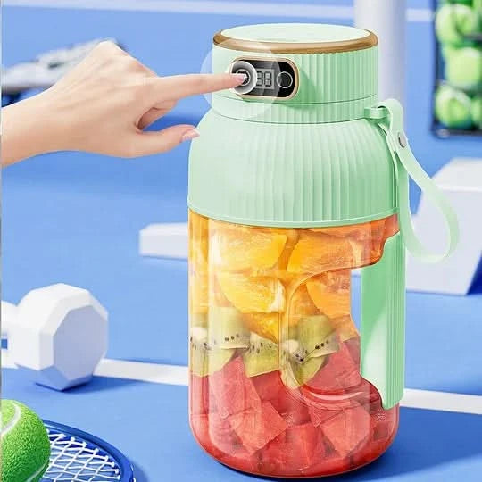Draagbare blender voor verse sapjes, altijd en overal 