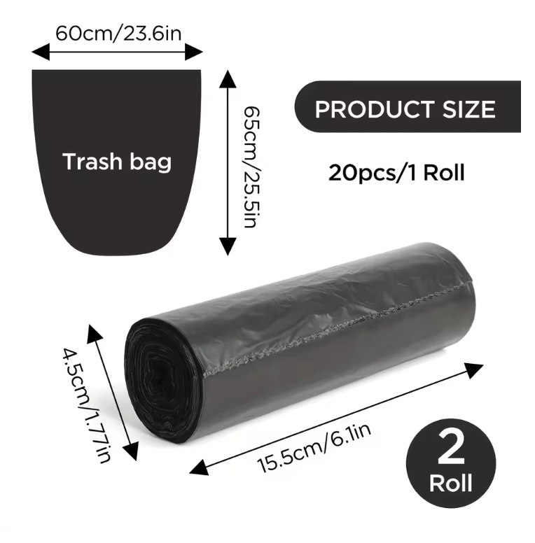 Navullingsset voor draagbare toiletten — 20 zakken + 30 absorberende gels 