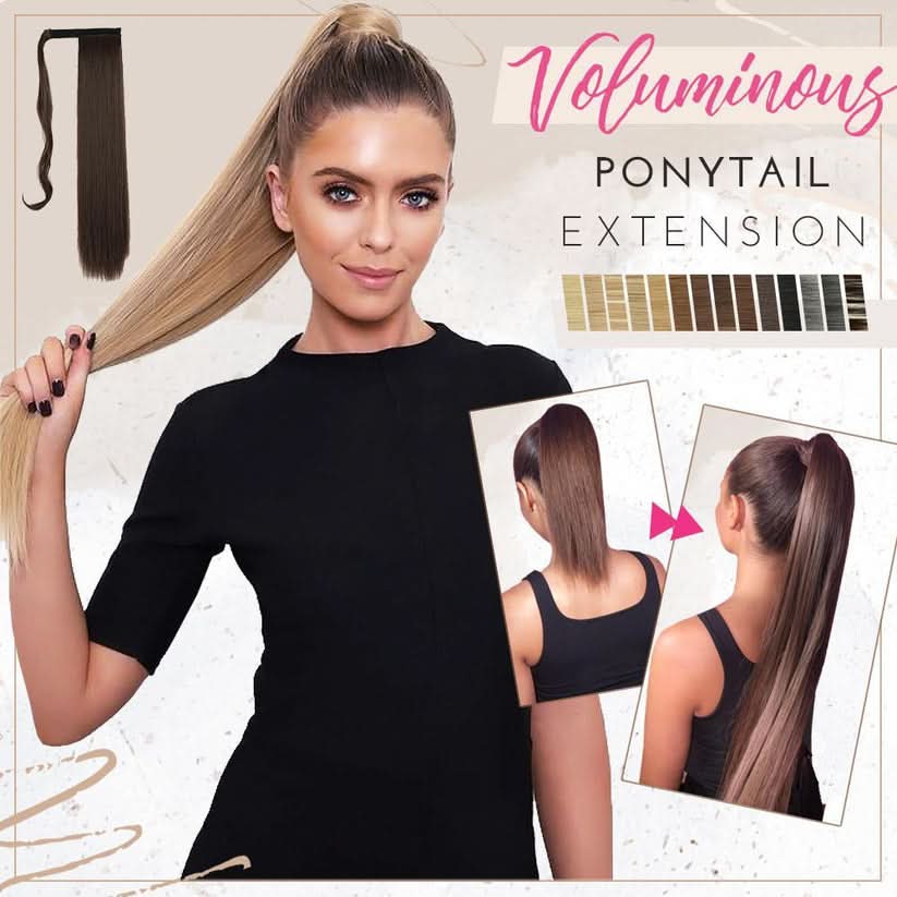 Glamour poninhäntälaajennus tyylikkääseen ilmeeseen 