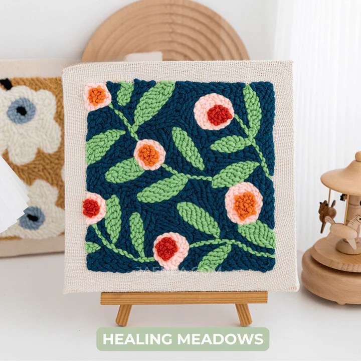 Σετ κεντήματος με βελόνα punch needle 