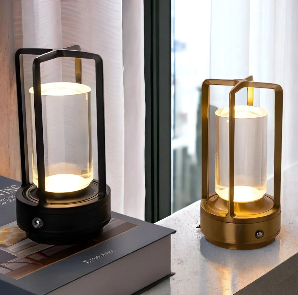 Lampada da tavolo LED scandinava – Illuminazione elegante e portatile 