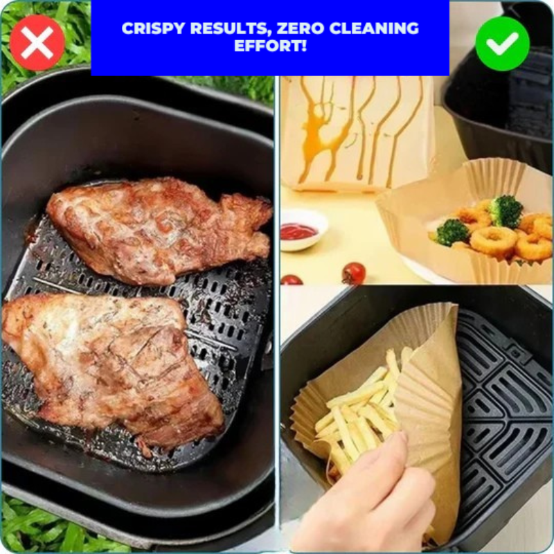 Praktiska bakplåtspapper för Air fryer – Renlighet och tidsbesparing 