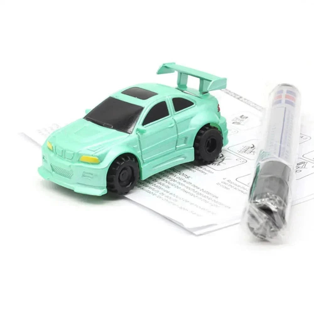 De magische auto die uw tekeningen als bij toverslag volgt 