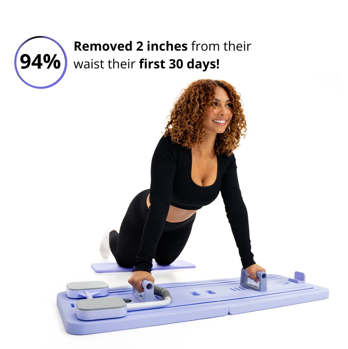 Monitoiminen, taitettava pilates-lauta 