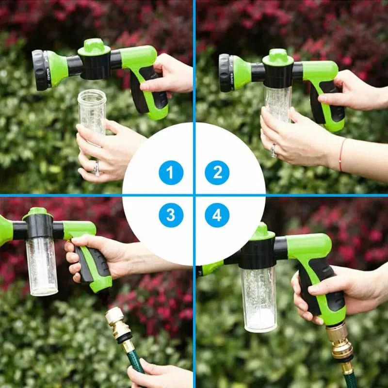 Hogedruk waterpistool voor schoonmaken en besproeien 