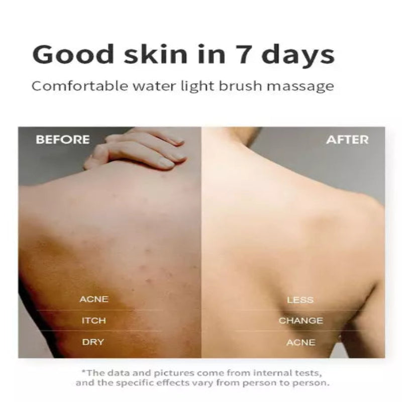 Effortless complete cleansing massage in the shower 