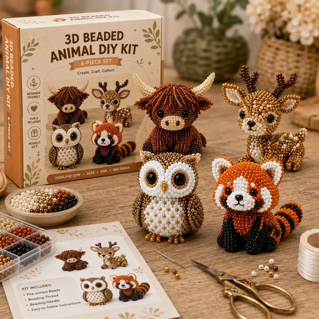Crea bonitos animales 3D de abalorios fácilmente en casa — Animales del bosque, foto 2