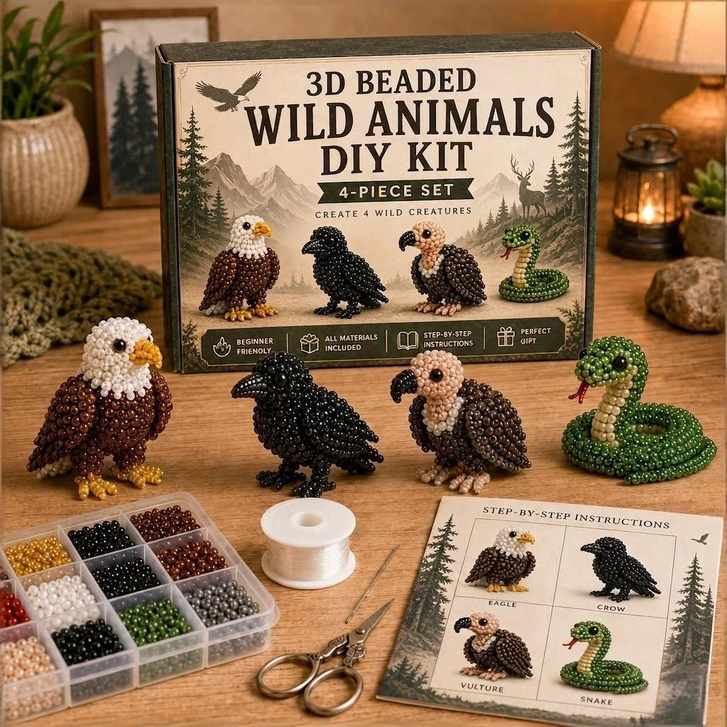 Crea bonitos animales 3D de abalorios fácilmente en casa — Animales salvajes, foto 8