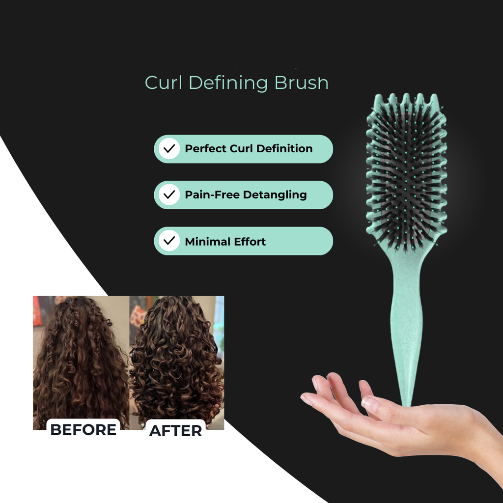 Haarebürste für definierte Locken ohne Frizz 