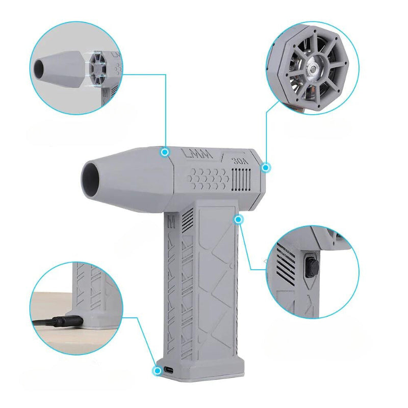 AirBlaster-Pro - Kompaktowa dmuchawa powietrza do łatwego czyszczenia 