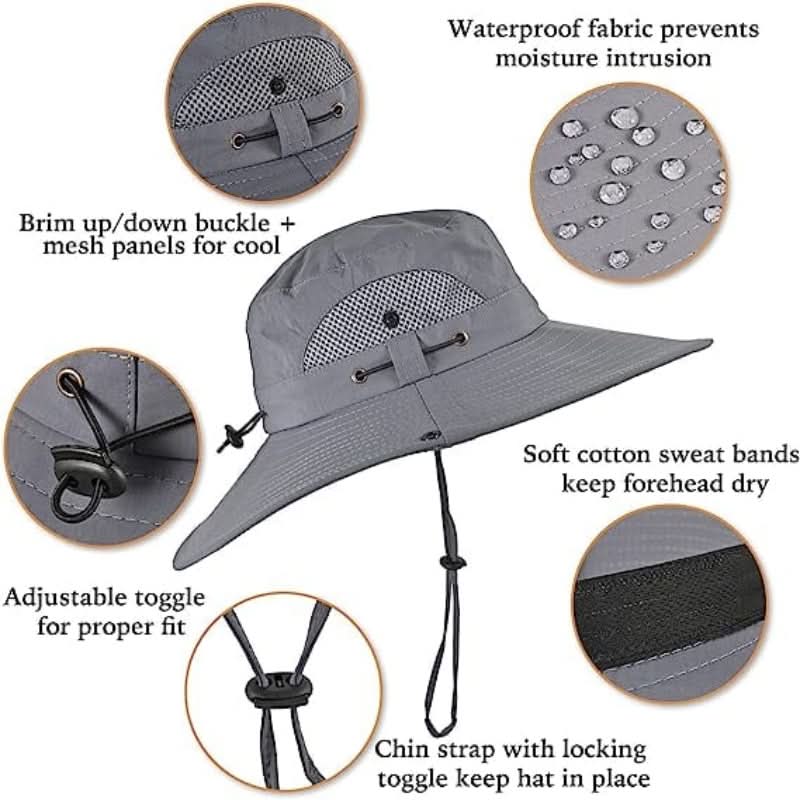 Klobúk so zabudovaným solárnym ventilátorom 