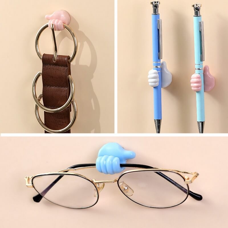 Sprytne haczyki do kabli, szczotek, słuchawek i nie tylko (x10) 