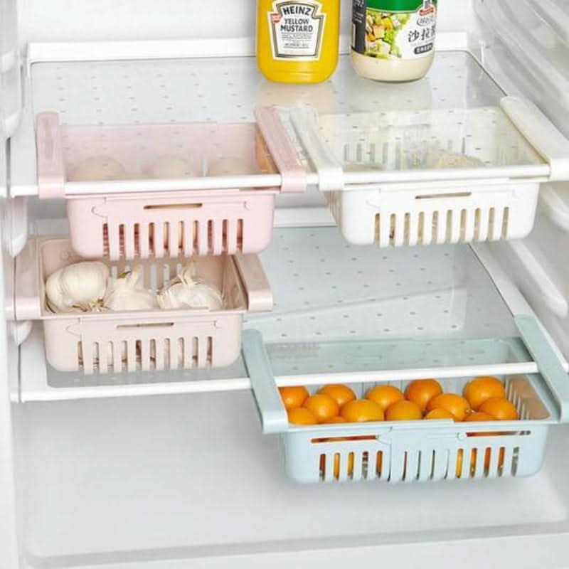 Verstellbarer Organizer für den Kühlschrank 