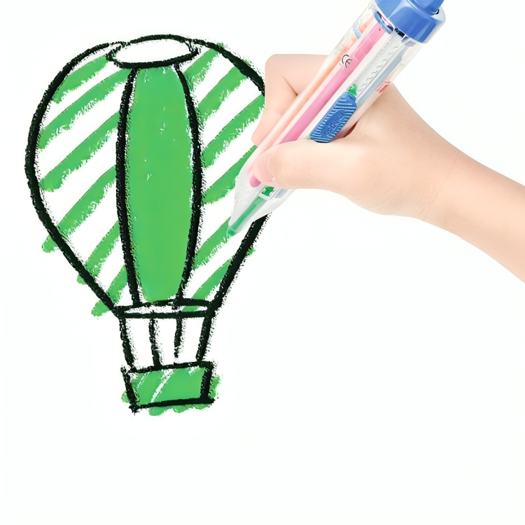 8-color pen in 1 – Instant creative drawing (x2) 