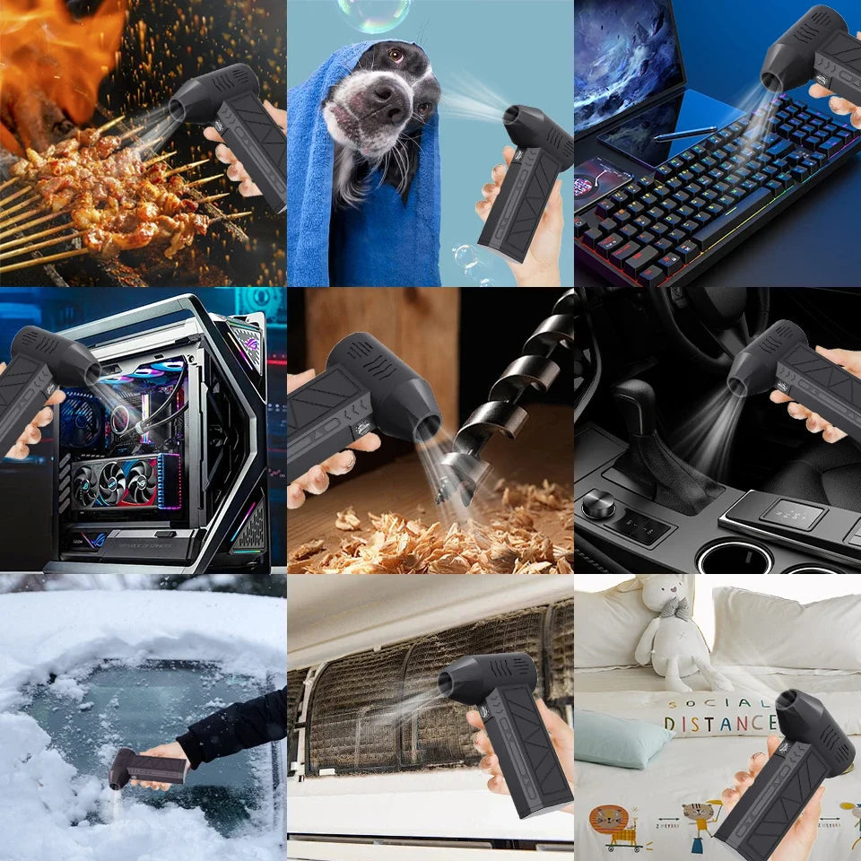 AirBlaster-Pro - Kompaktowa dmuchawa powietrza do łatwego czyszczenia 