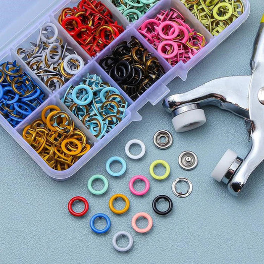 シームレスな取り付け：簡単に取り付けられるスナップボタン 