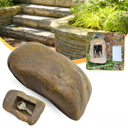 石の形をした目立たない外部キーケース 