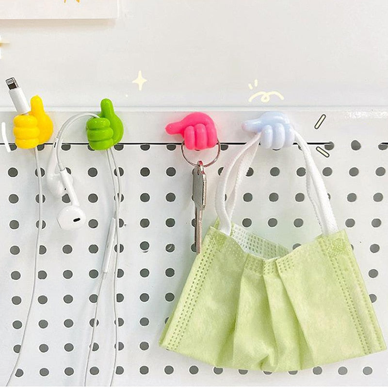Sprytne haczyki do kabli, szczotek, słuchawek i nie tylko (x10) 