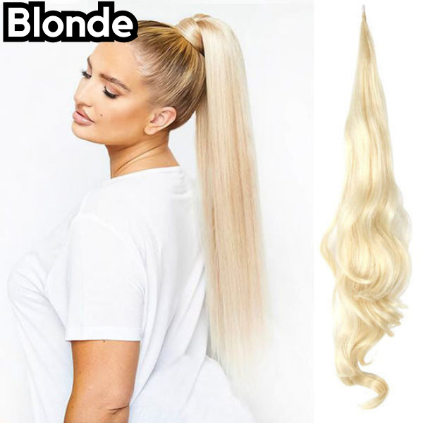 Glamour poninhäntälaajennus tyylikkääseen ilmeeseen 